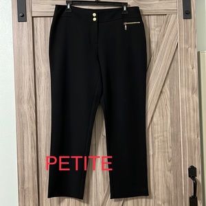 ANNE KLEIN Black Dress Pants Sz 10P